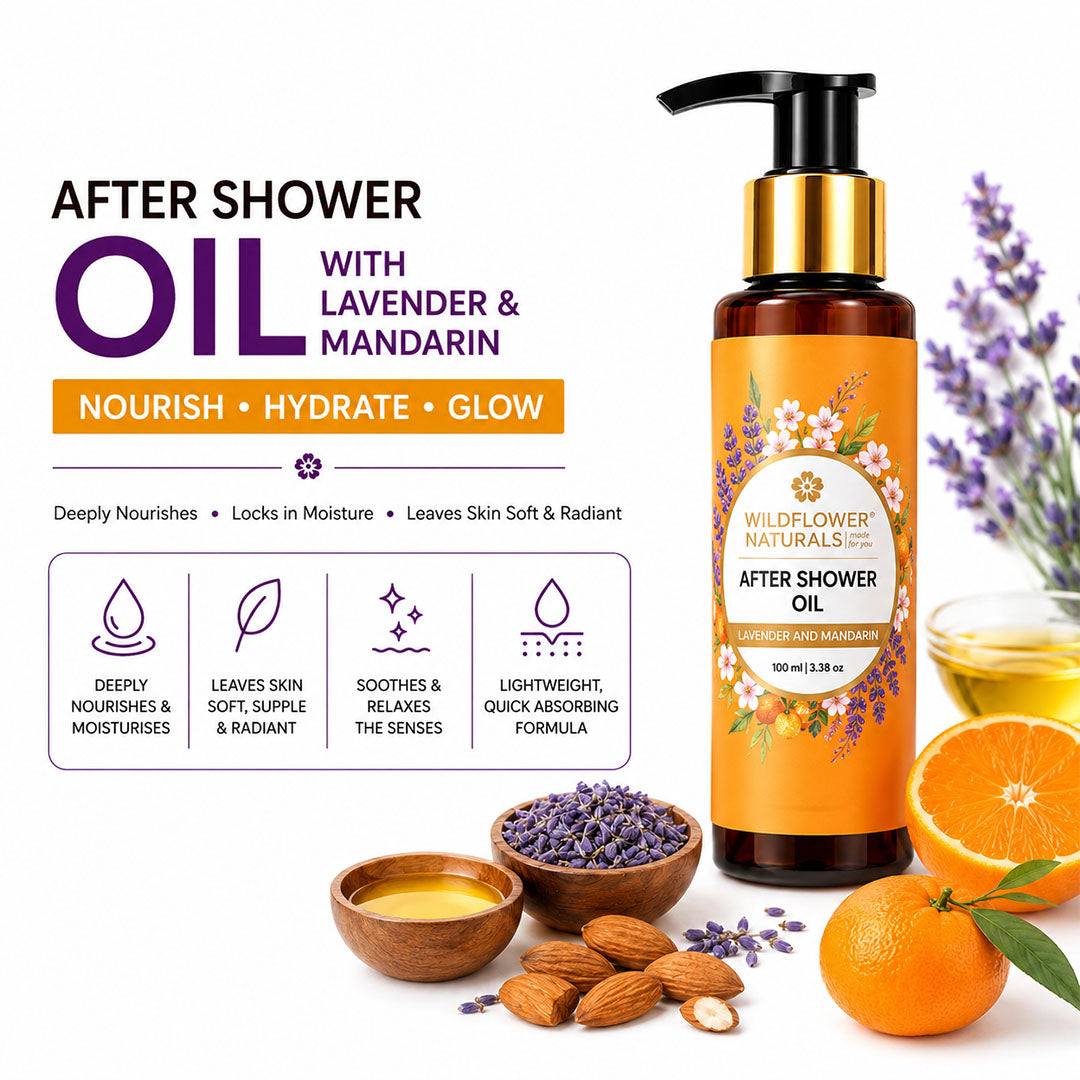 After Shower Oil with Lavender and Mandarin