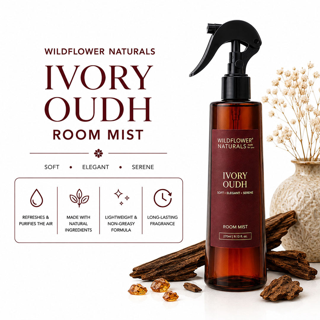 Wildflower Naturals Ivory Oudh Room Mist