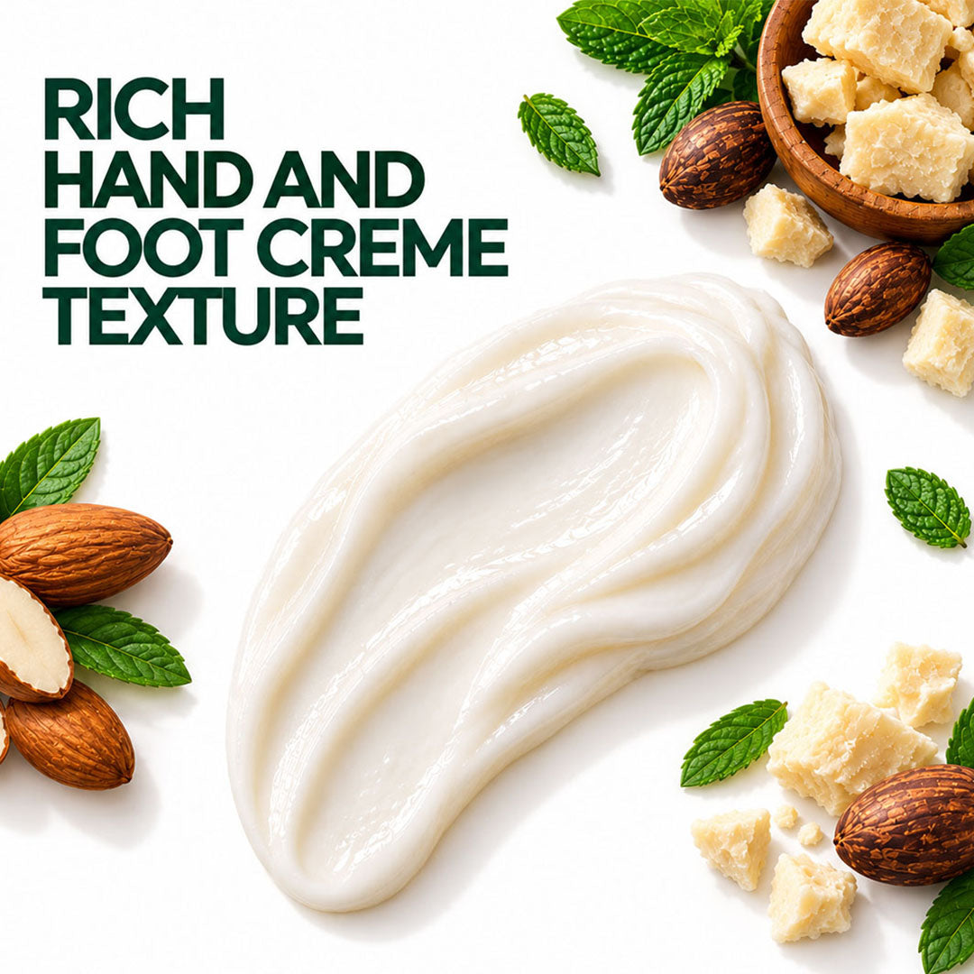 Hand and Foot Cream with Peppermint and Coco Butter - Wildflower Naturals