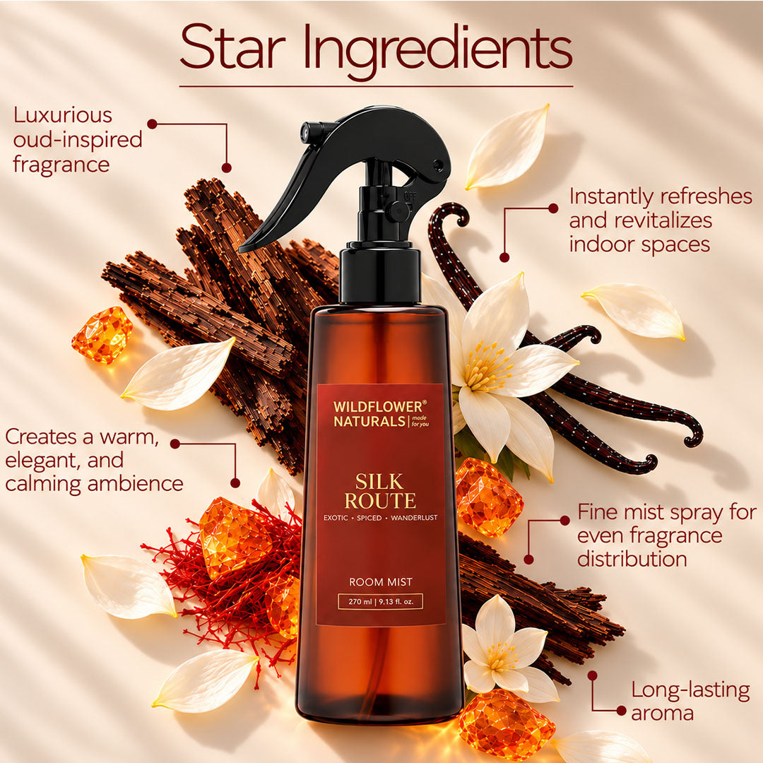Silk Route Room Mist - Wildflower Naturals