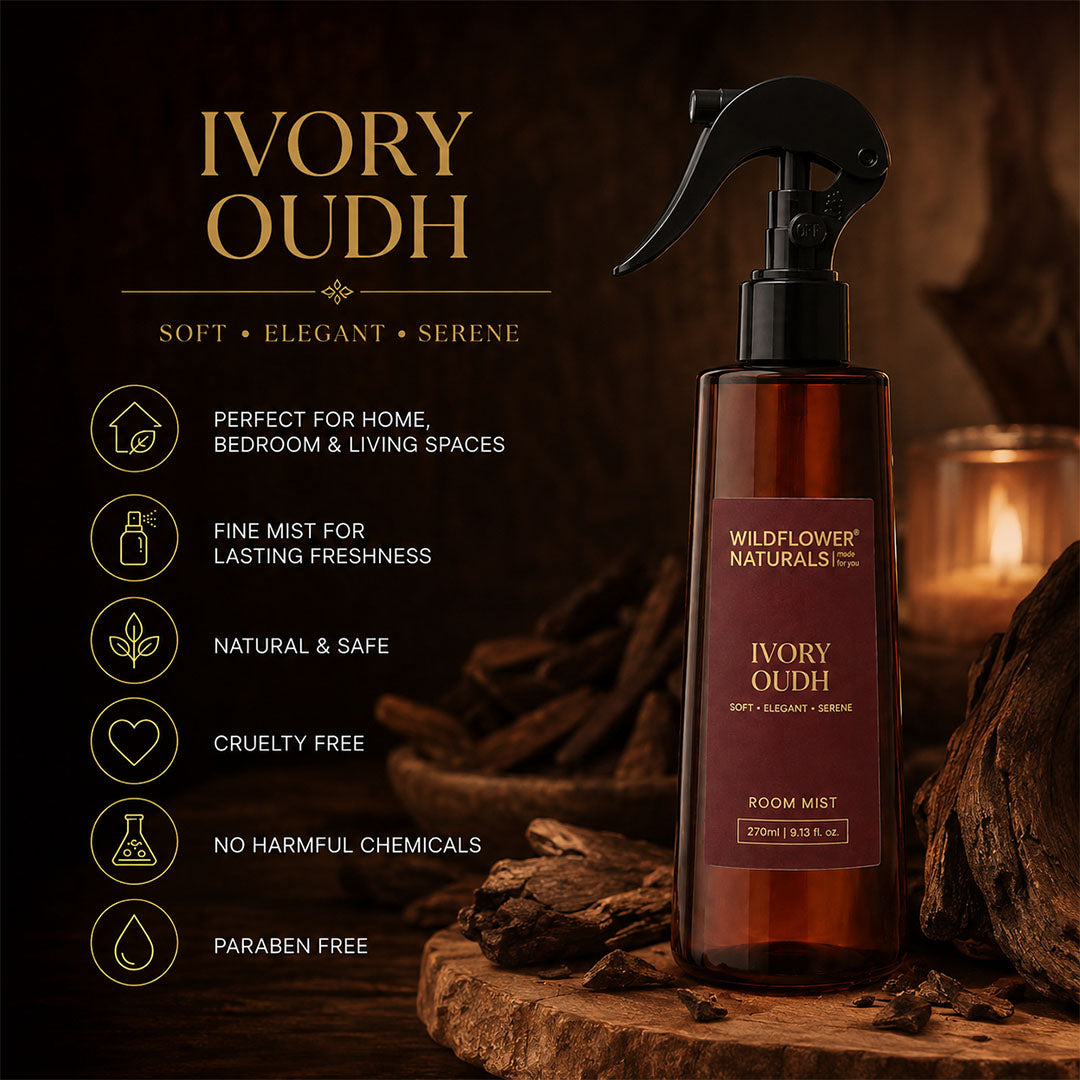 Wildflower Naturals Ivory Oudh Room Mist
