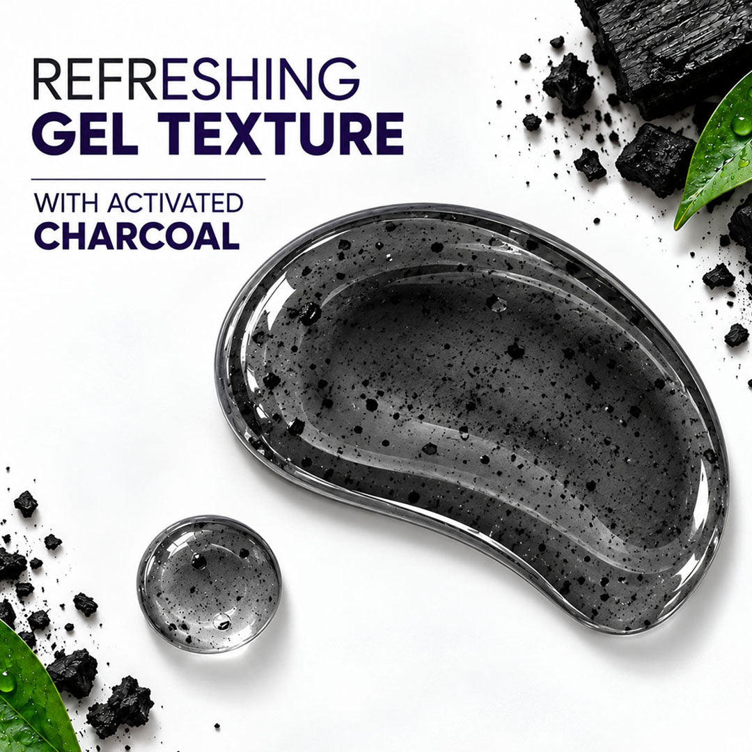 Brightening Face Wash for Men with Activated Charcoal - Wildflower Naturals