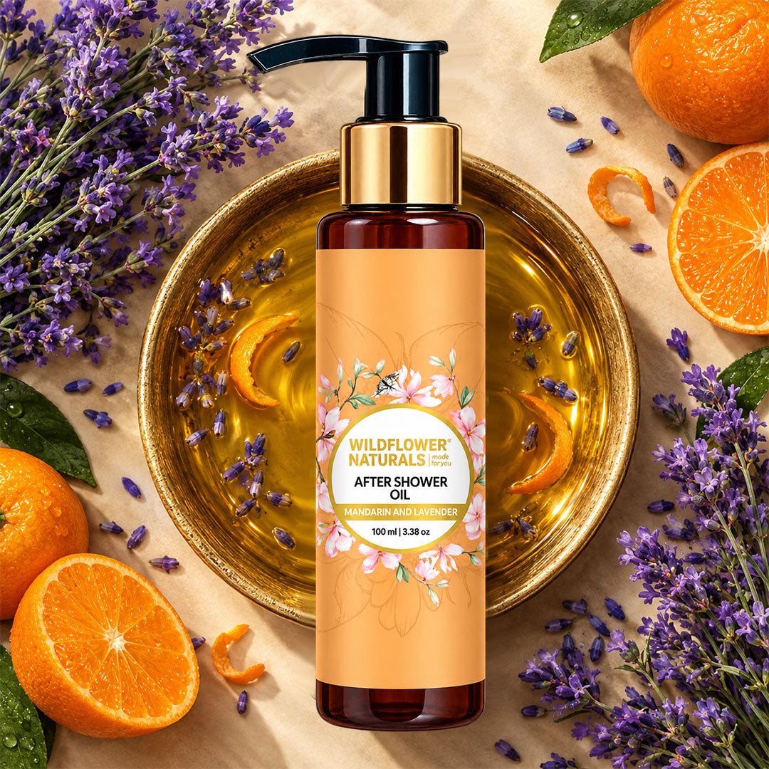 After Shower Oil with Lavender and Mandarin