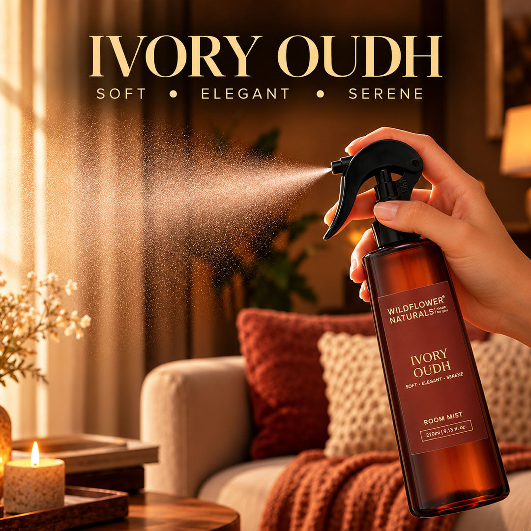 Wildflower Naturals Ivory Oudh Room Mist