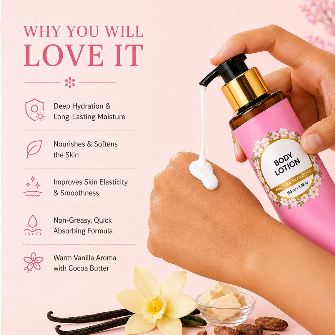 Body Lotion With Vanilla & Cocoa Butter