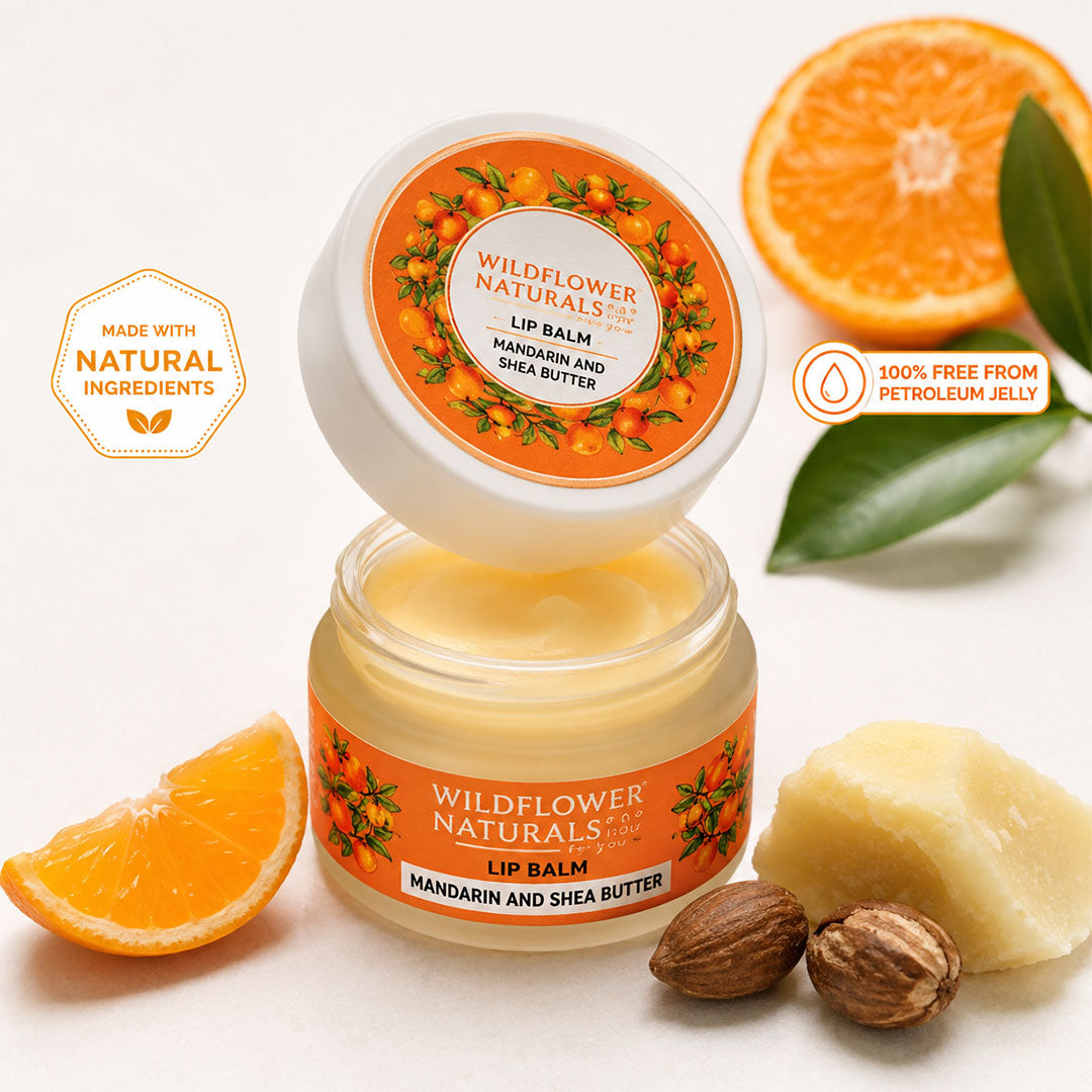 Lip Balm Mandarin and Shea Butter - Wildflower Naturals