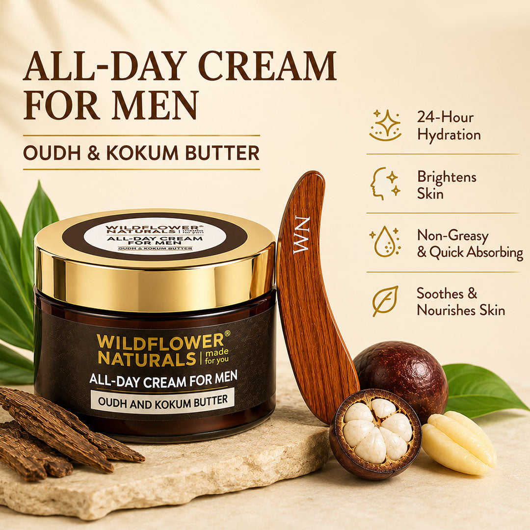 All-Day Cream for Men with Oudh and Kokum Butter