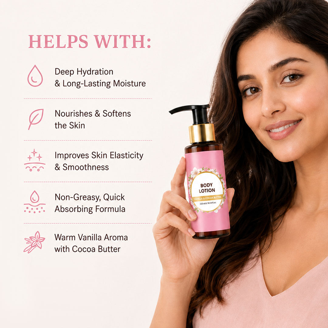 Body Lotion With Vanilla & Cocoa Butter