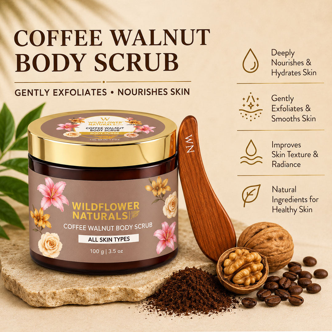 Coffee Walnut Body Scrub Normal to Oily Skin