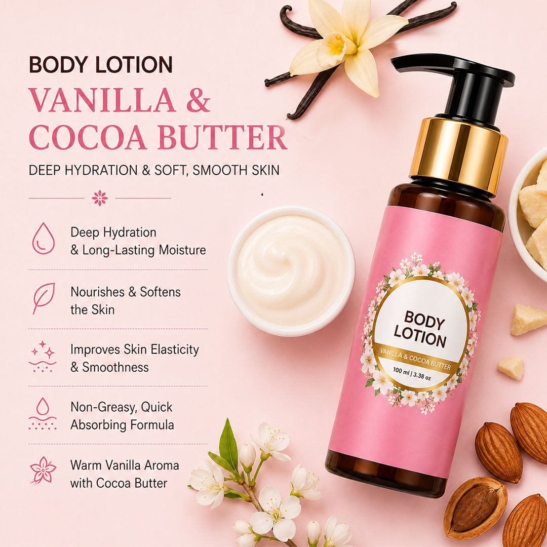 Body Lotion With Vanilla & Cocoa Butter