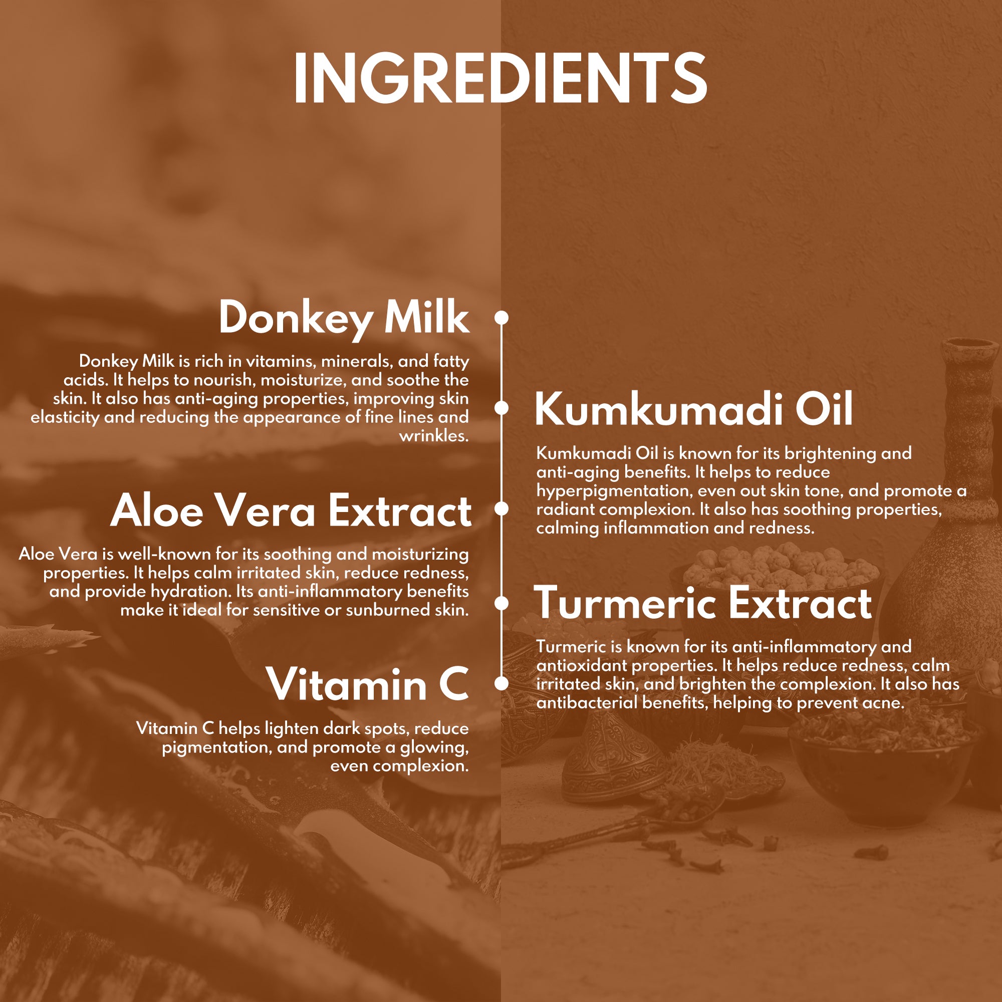 Kumkumadi & Donkey Illuminating Clay Mask with Niacinamide + Vitamin C - Wildflower Naturals