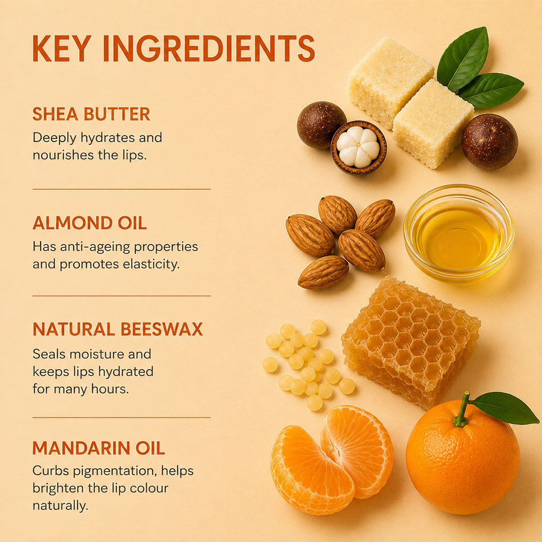 Lip Balm Mandarin and Shea Butter - Wildflower Naturals