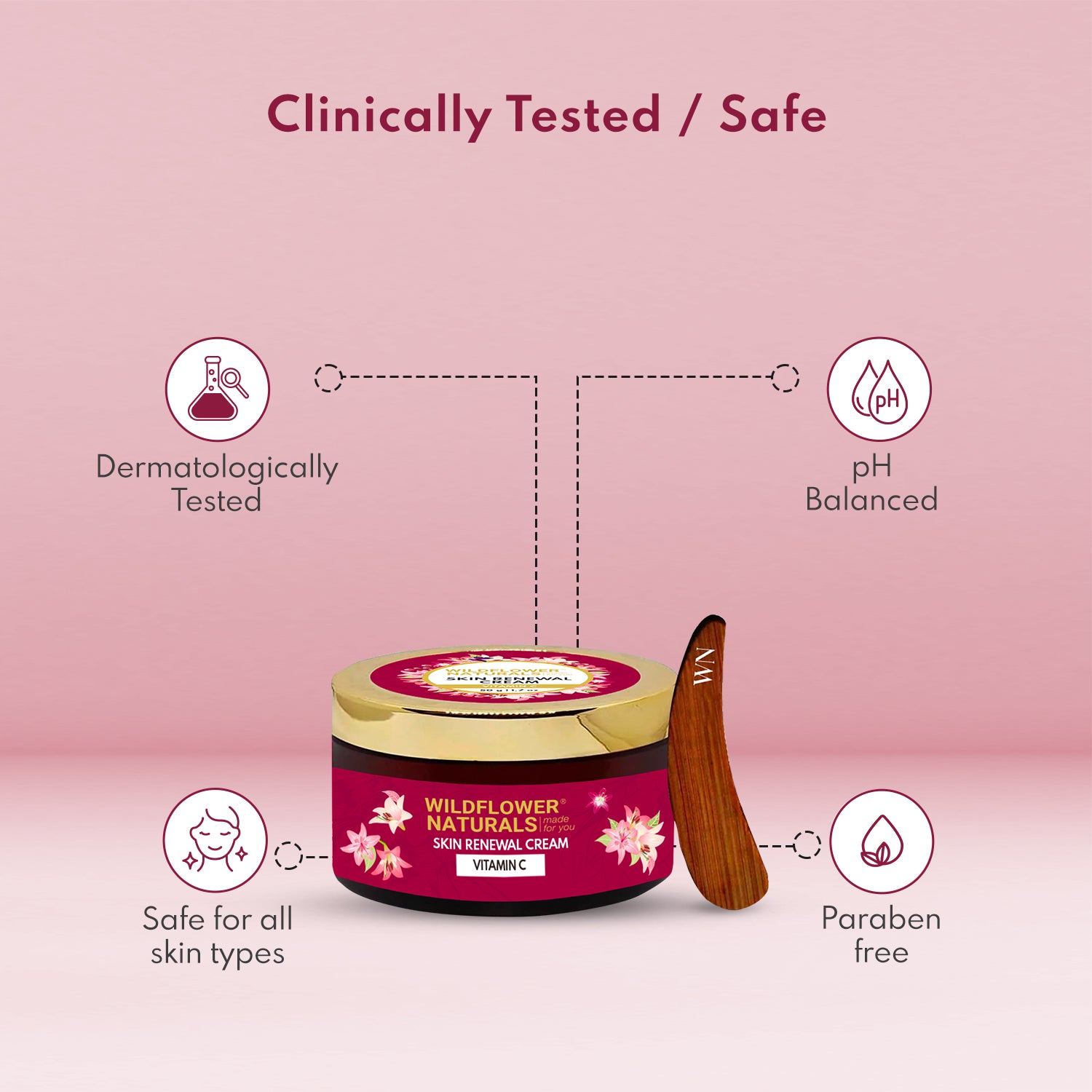 Skin Renewal Cream with Vitamin C - Wildflower Naturals