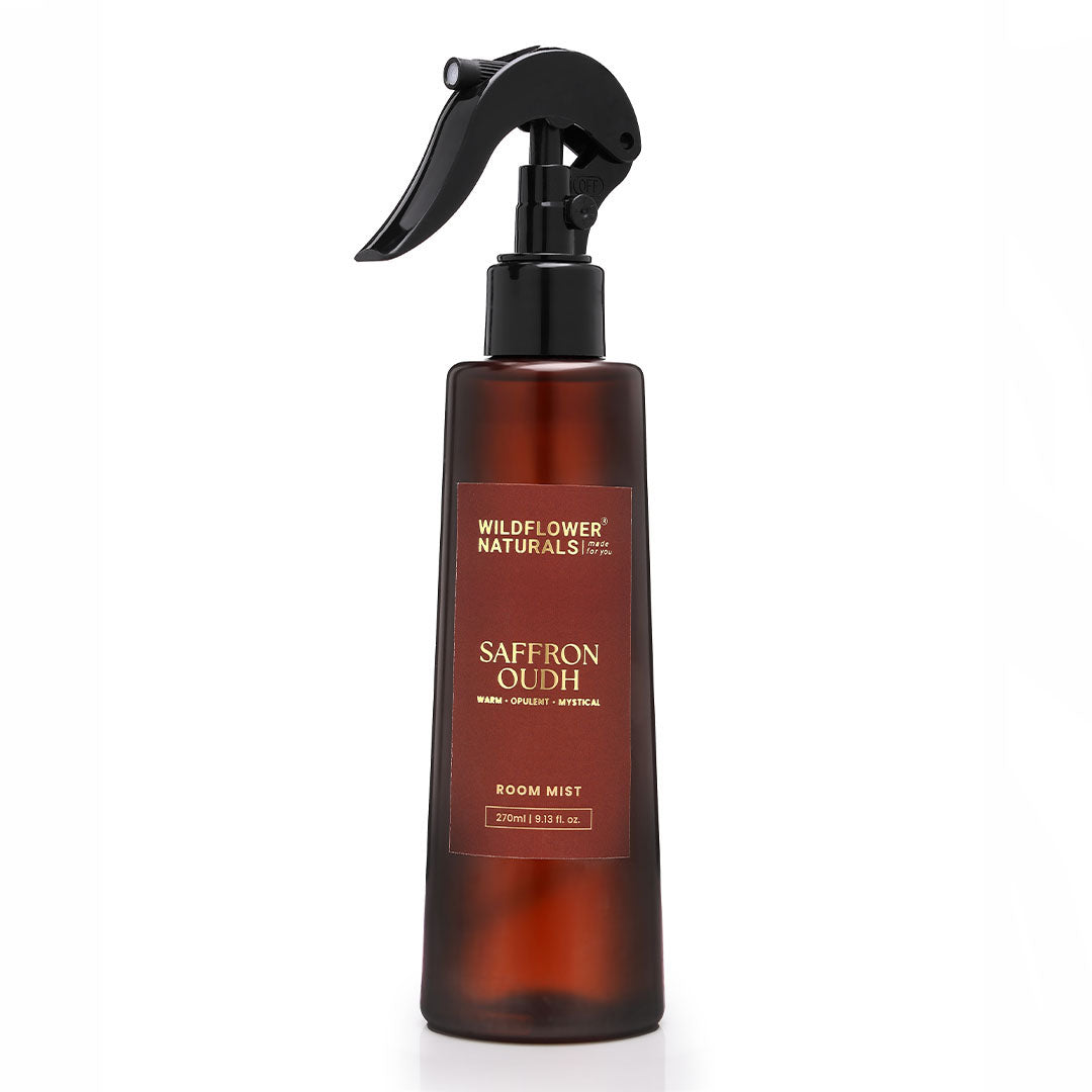Saffron Oudh Room Mist - Wildflower Naturals