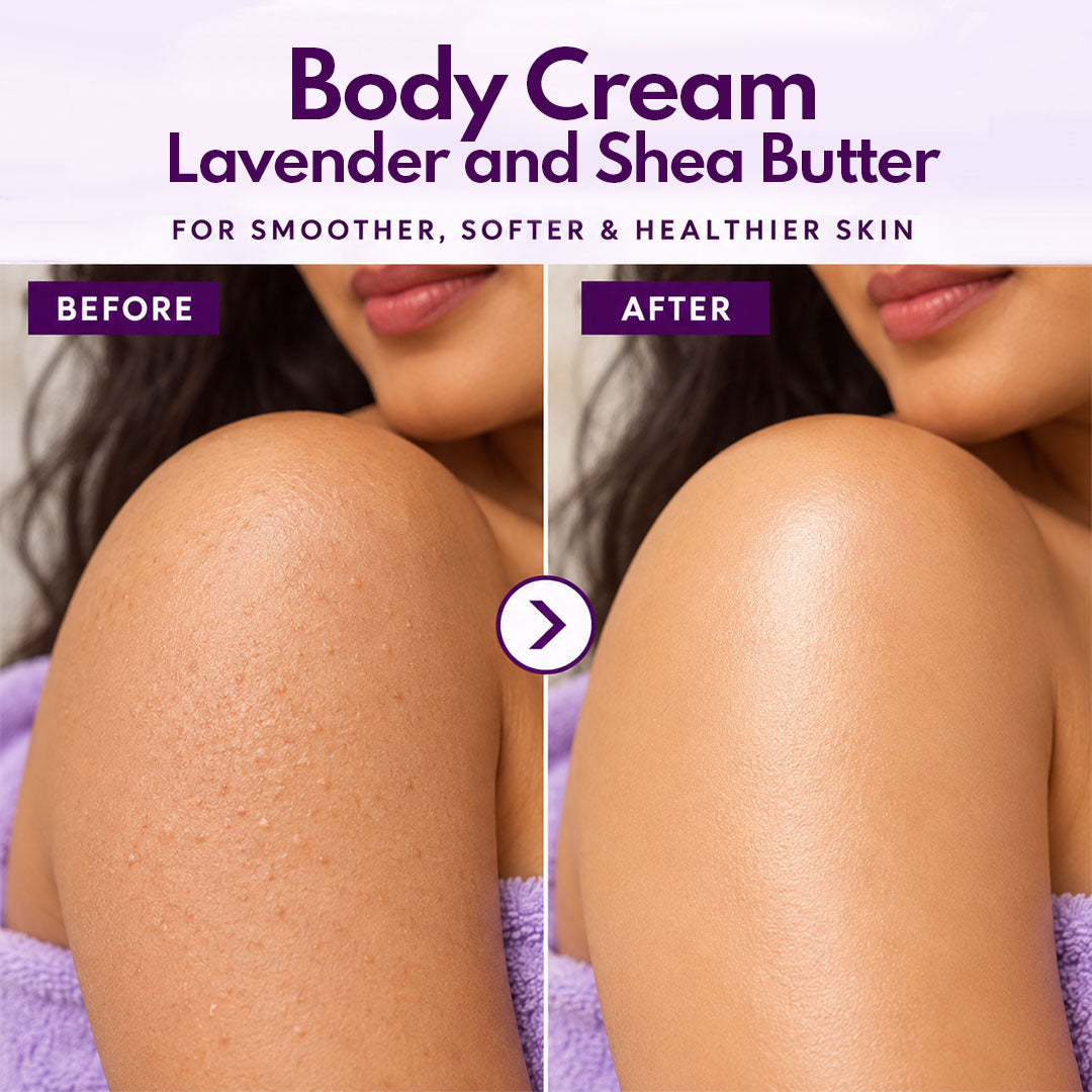 Body Cream with Lavender and Shea Butter - Wildflower Naturals