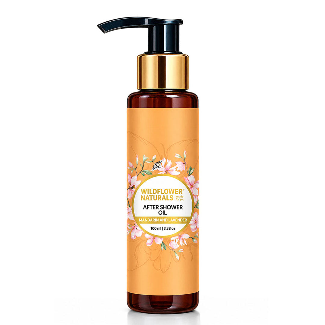 After Shower Oil with Lavender and Mandarin - Wildflower Naturals
