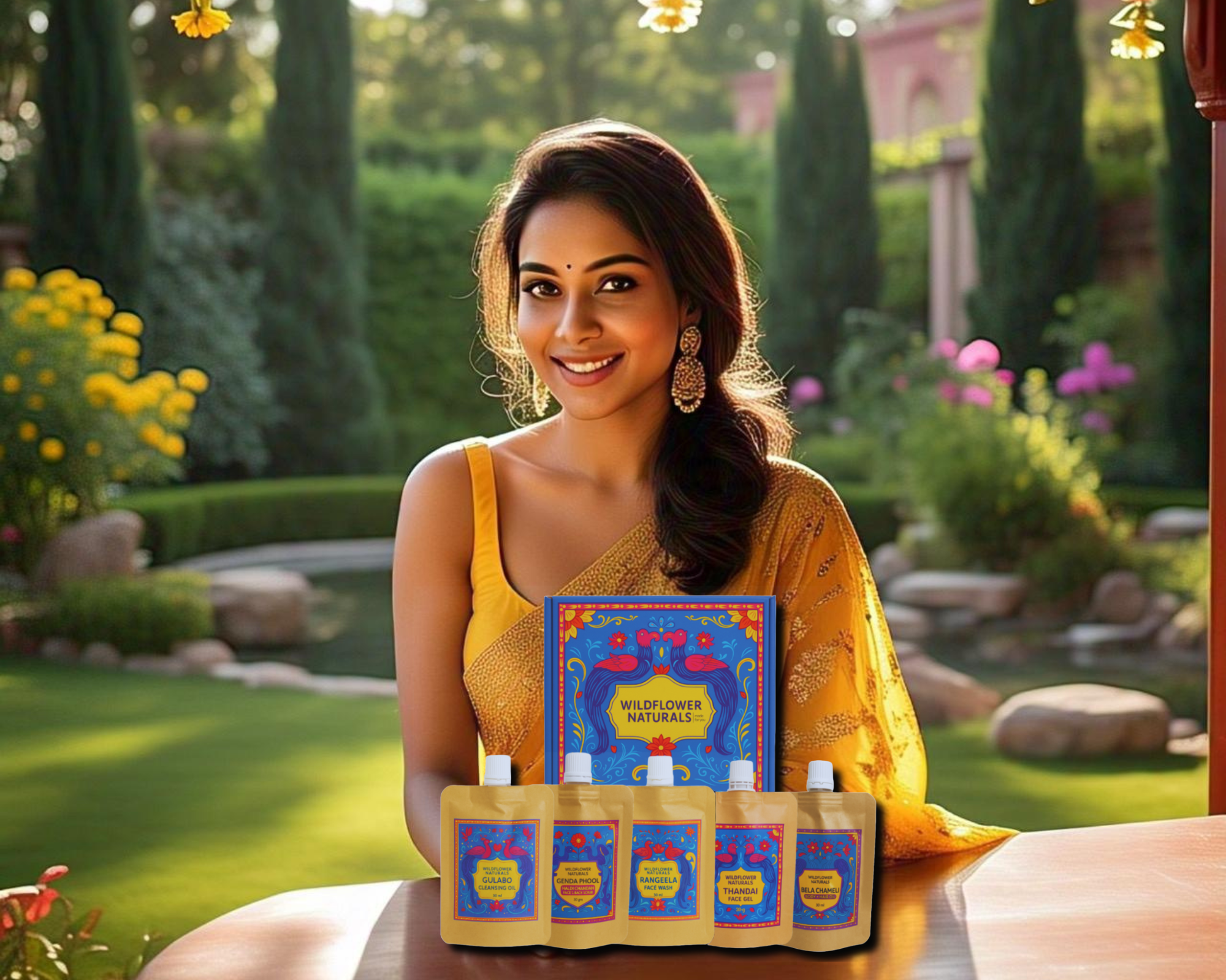 Noor-e-Rani Hamper vibrant collection of 5 nature-powered skincare essentials