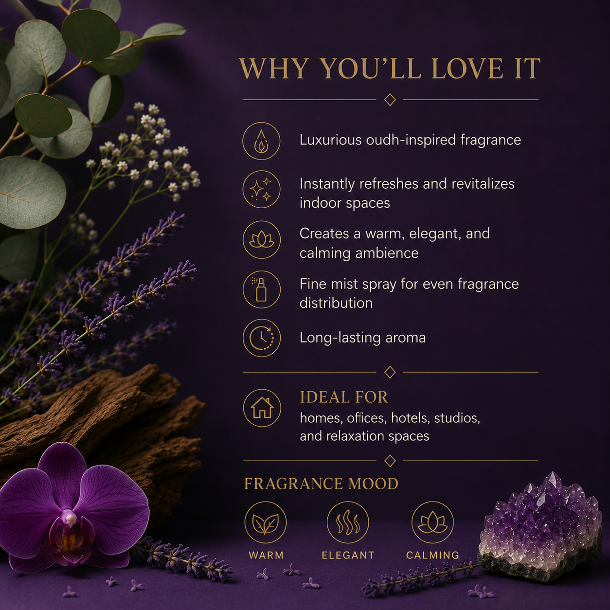 Wildflower Naturals Champagne Blush Room Mist