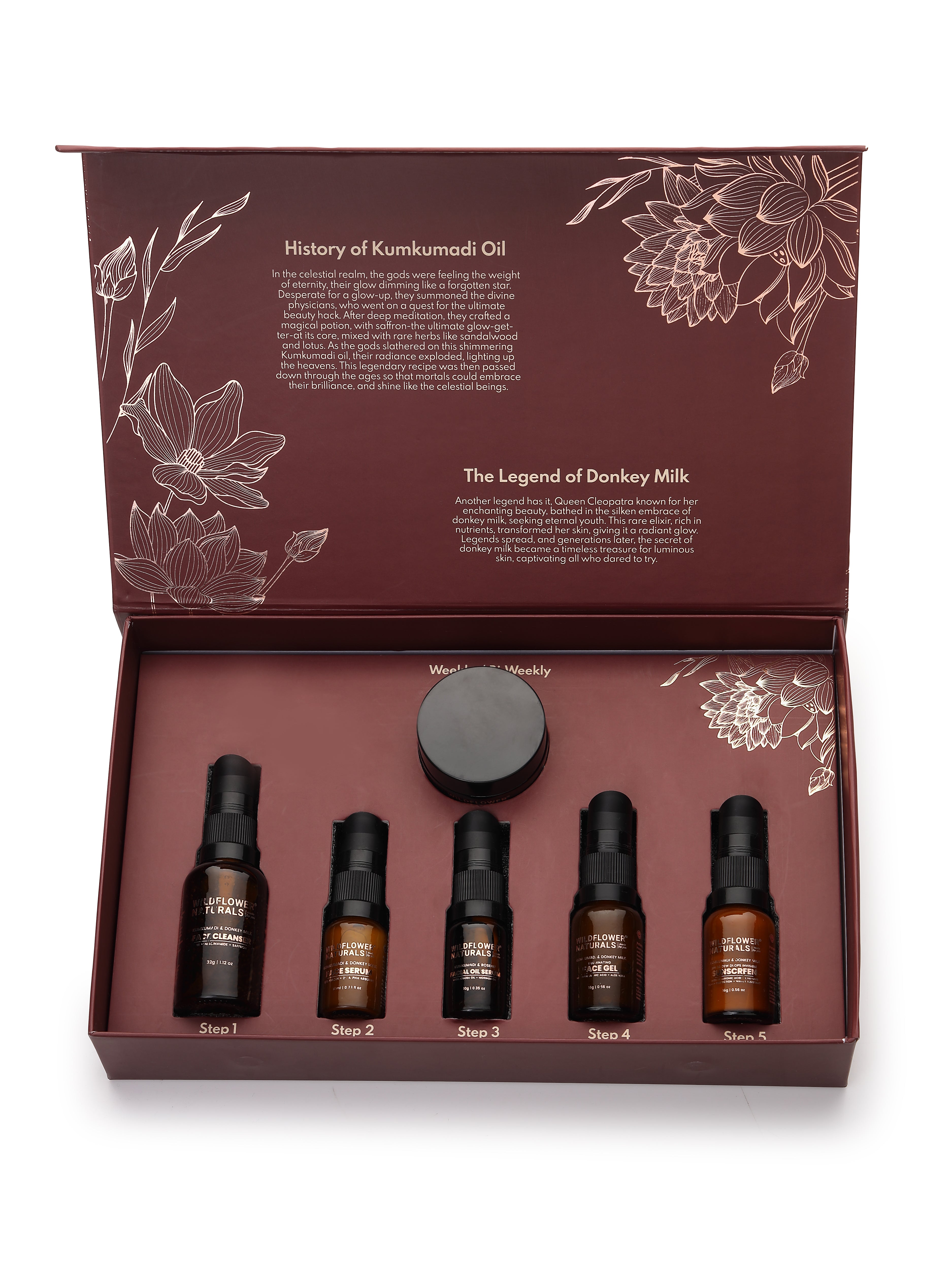 Compact Glow Ritual with Kumkumadi and Donkey Milk - Complete 6 Step Ultimate Glow Routine