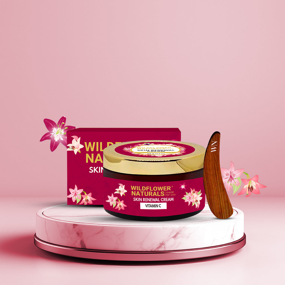 Buy Skin Renewal Cream with Vitamin C from Wildflower Naturals - Vitamin A For Skin Renewal
