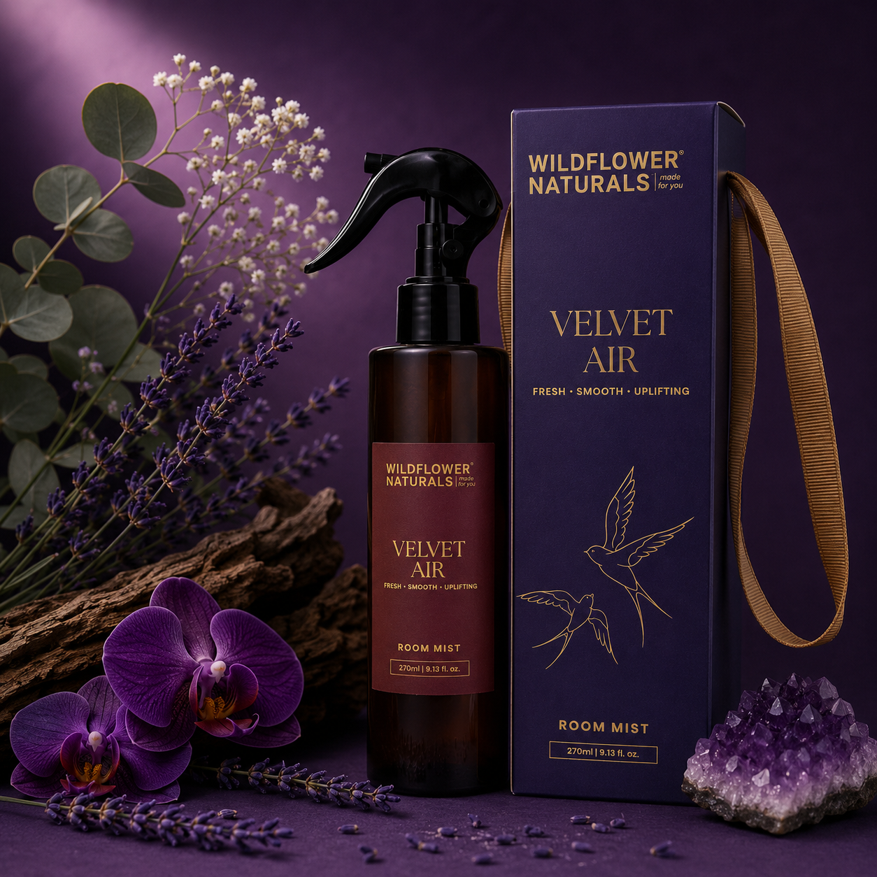 Wildflower Naturals Velvet Air Room Mist
