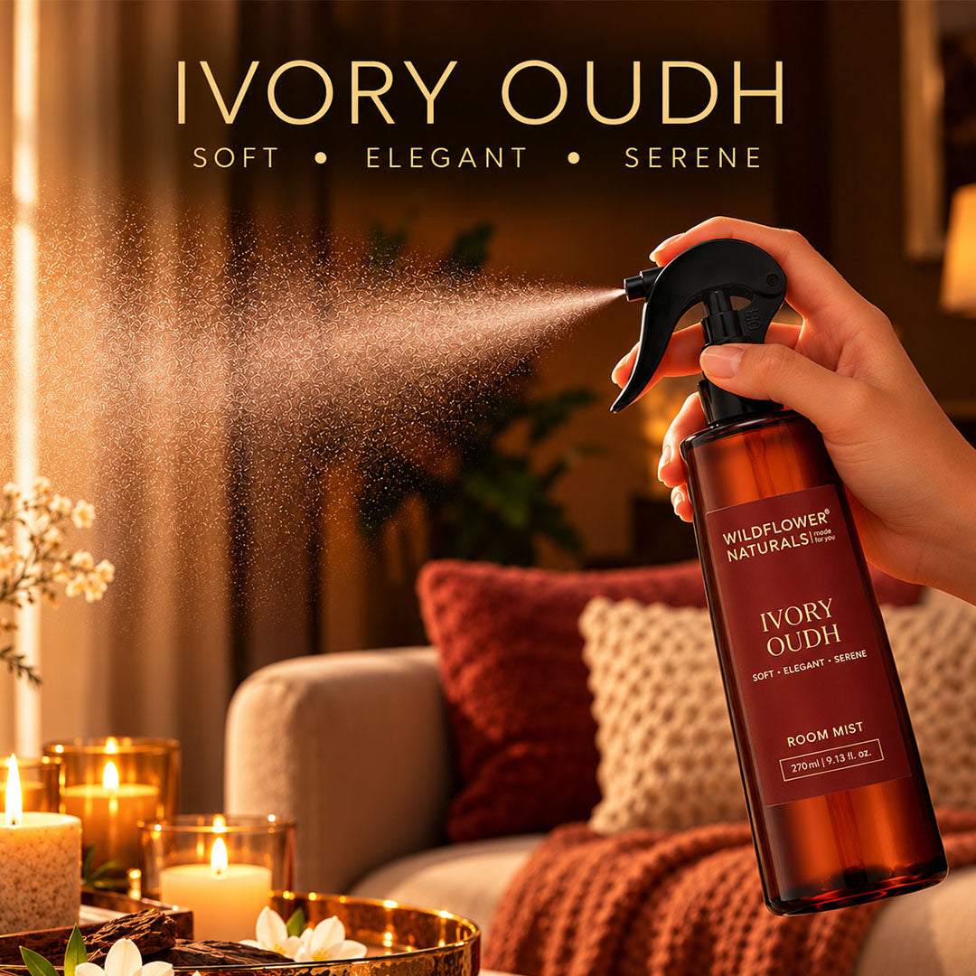 Wildflower Naturals Ivory Oudh Room Mist