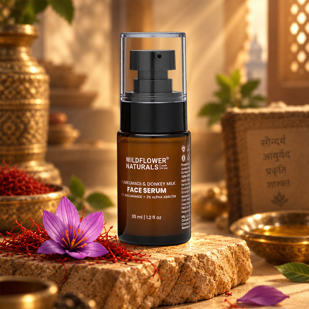 Kumkumadi & Donkey Milk Face Serum with 10% Niacinamide & 2% Alpha Arbutin