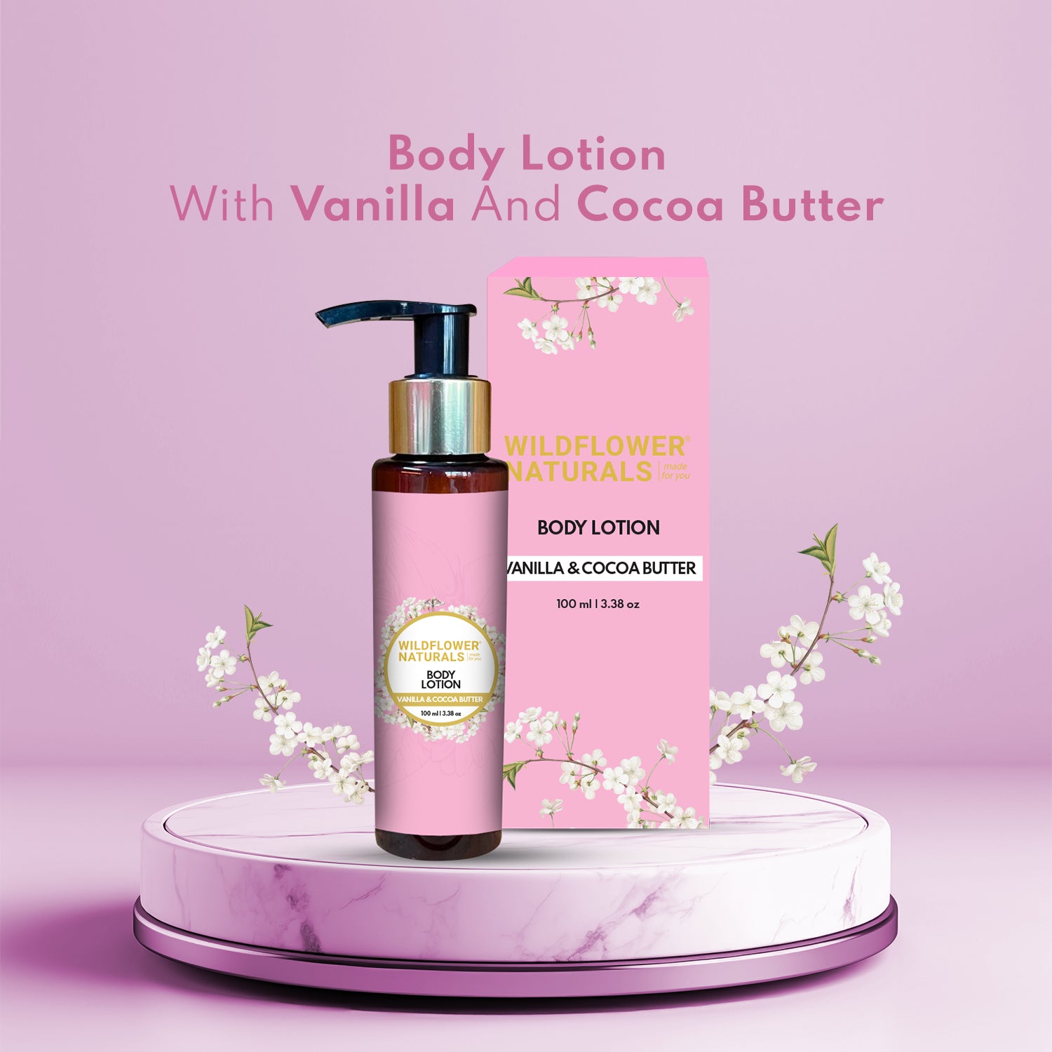 Body Lotion With Vanilla & Cocoa Butter