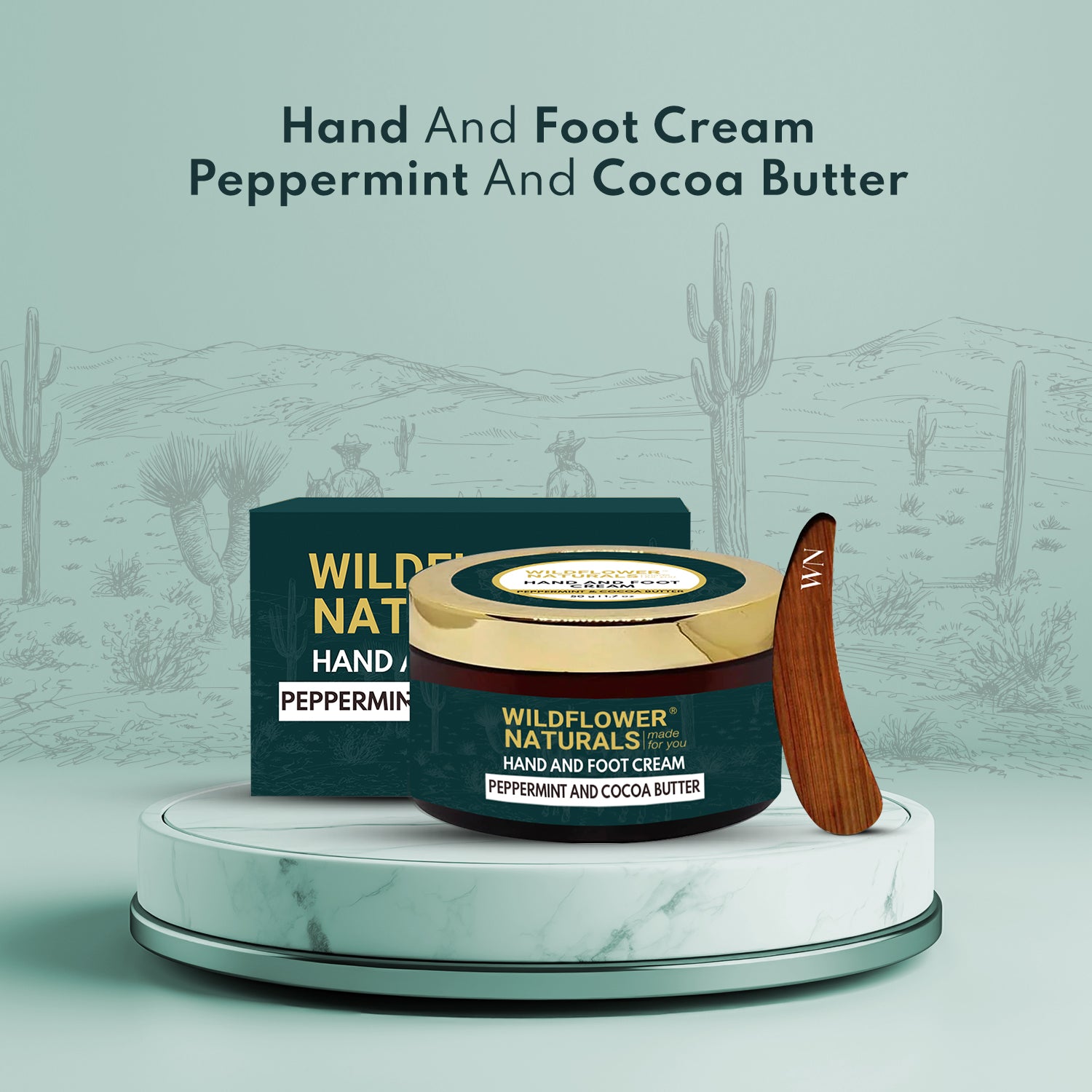 Hand and Foot Cream with Peppermint and Coco Butter