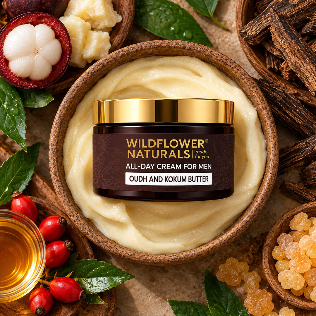 All-Day Cream for Men with Oudh and Kokum Butter