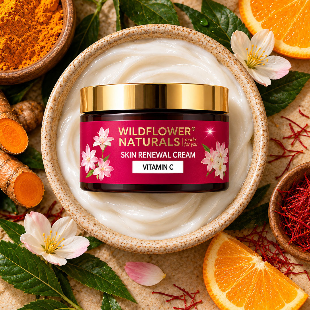 Skin Renewal Cream with Vitamin C - Wildflower Naturals