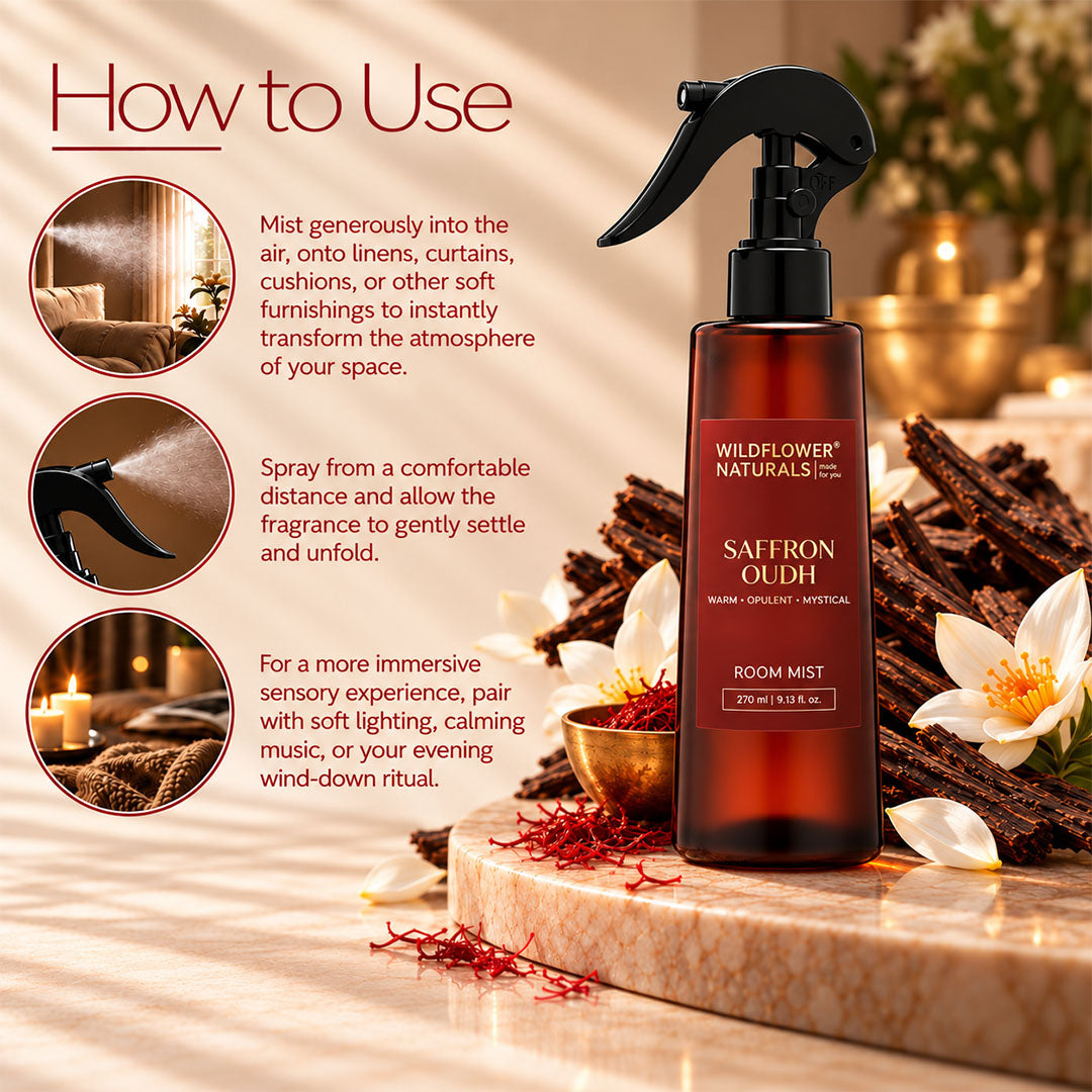 Saffron Oudh Room Mist