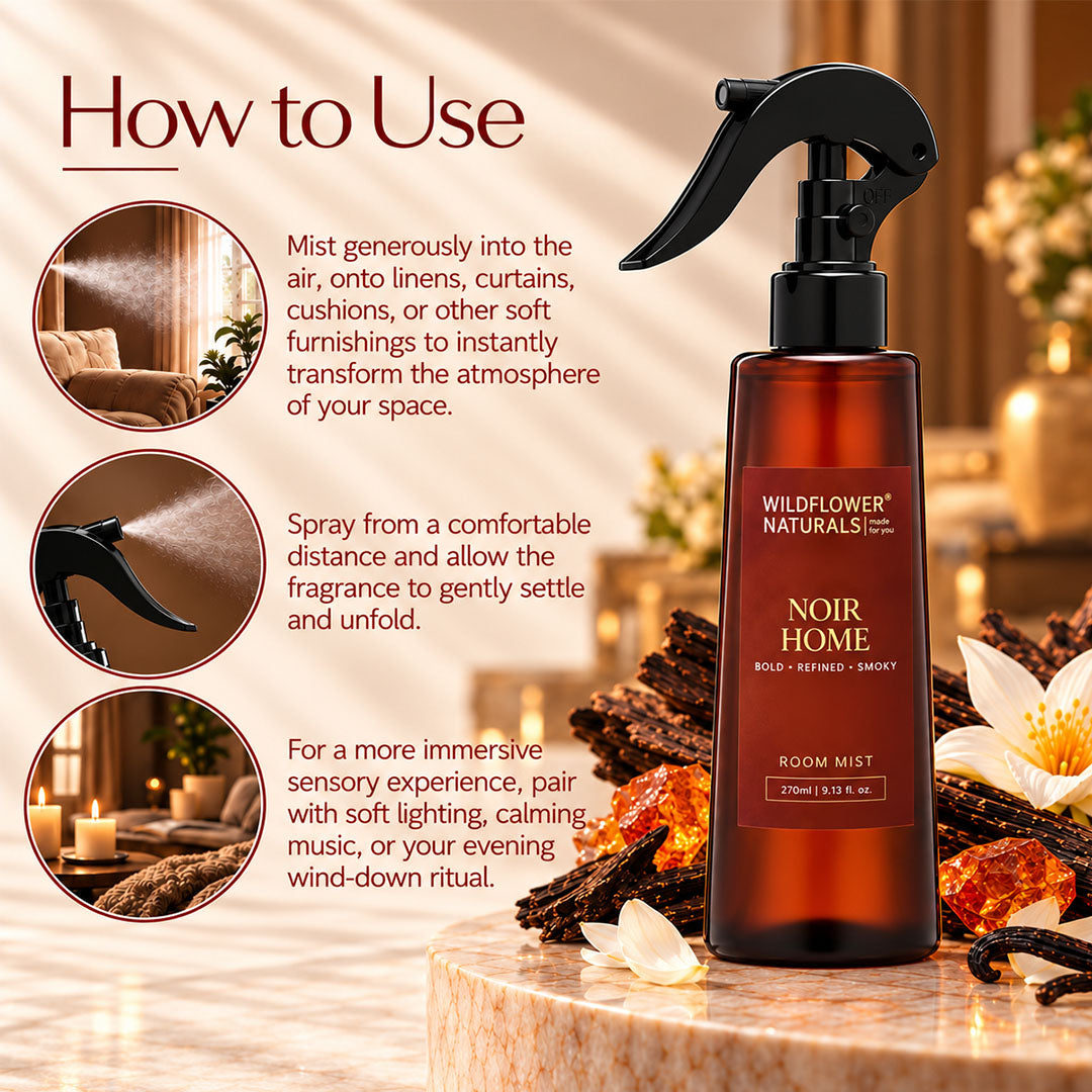 Noir Home Room Mist - Wildflower Naturals