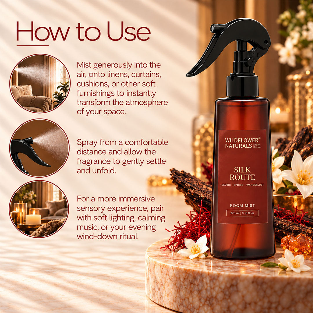 Silk Route Room Mist - Wildflower Naturals