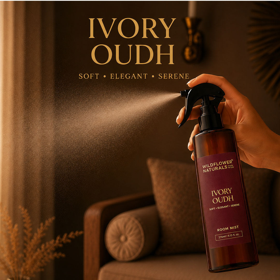 Wildflower Naturals Ivory Oudh Room Mist