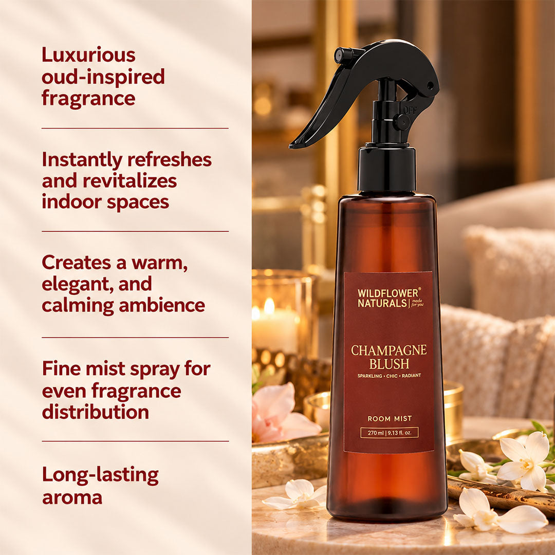 Champagne Blush Room Mist - Wildflower Naturals