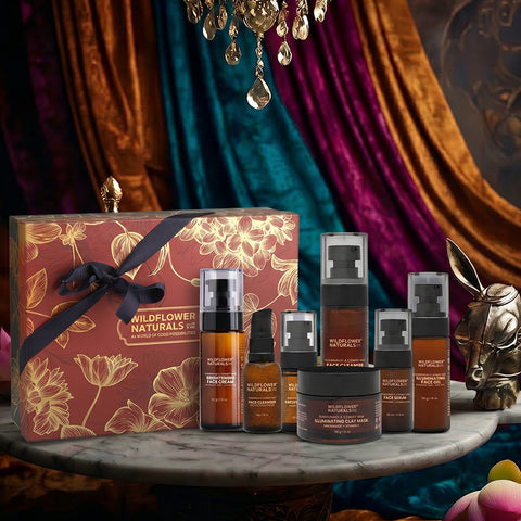 Majestic Glow Ritual with Kumkumadi and Donkey Milk - complete 7 step ultimate glow routine
