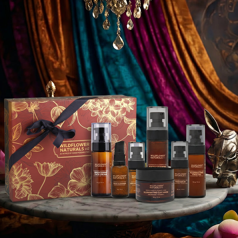Majestic Glow Ritual with Kumkumadi and Donkey Milk - complete 7 step ultimate glow routine