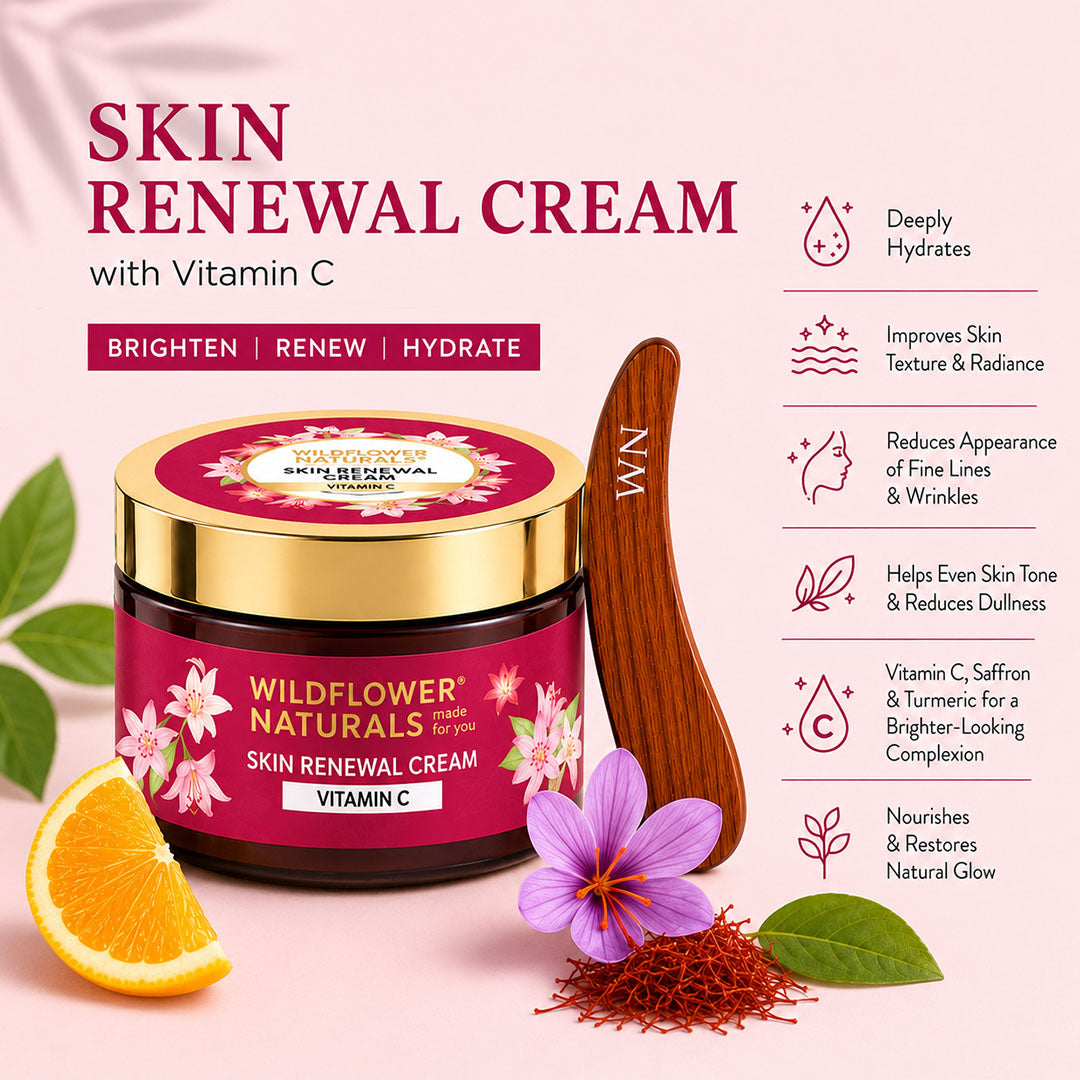 Skin Renewal Cream with Vitamin C - Wildflower Naturals