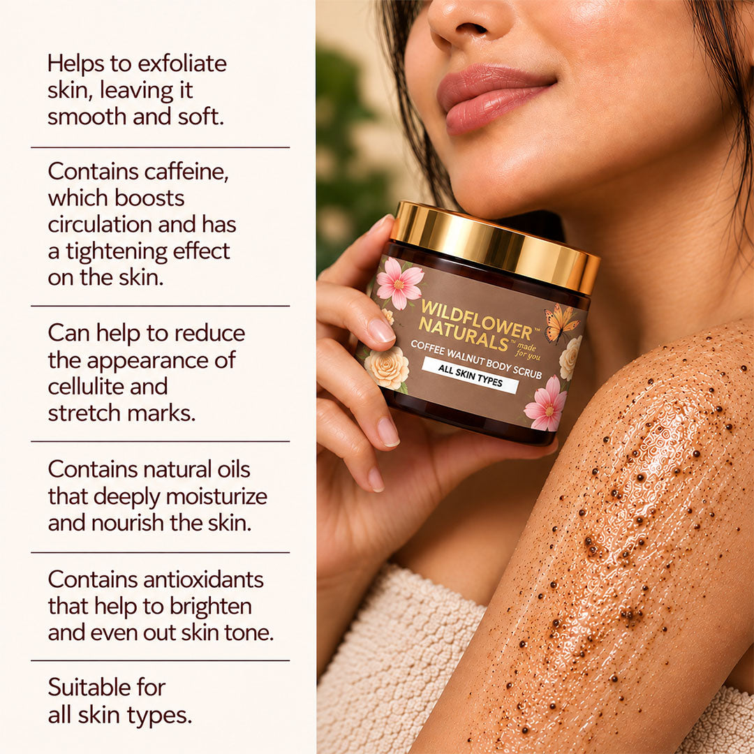 Coffee Walnut Body Scrub Normal to Oily Skin