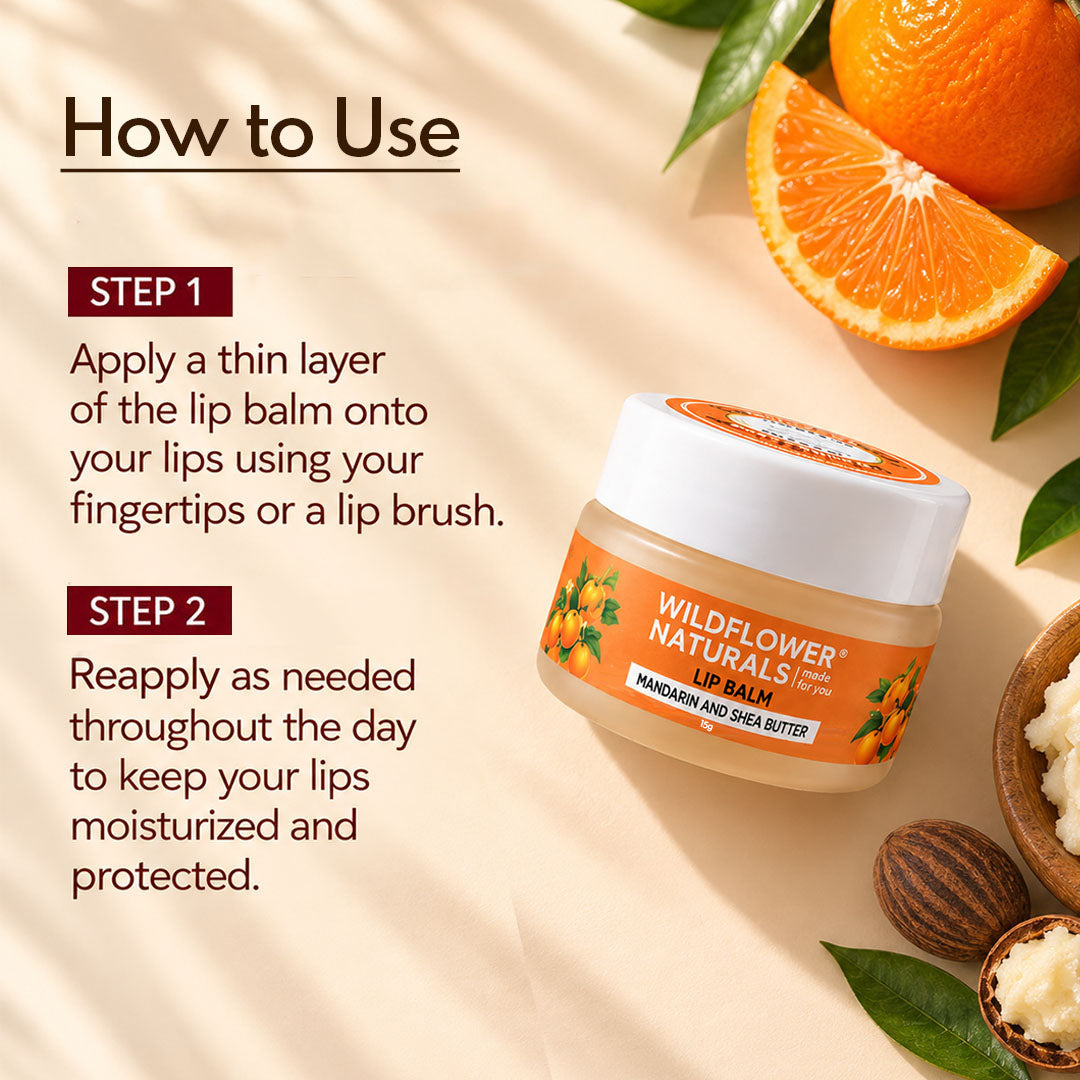 Lip Balm Mandarin and Shea Butter