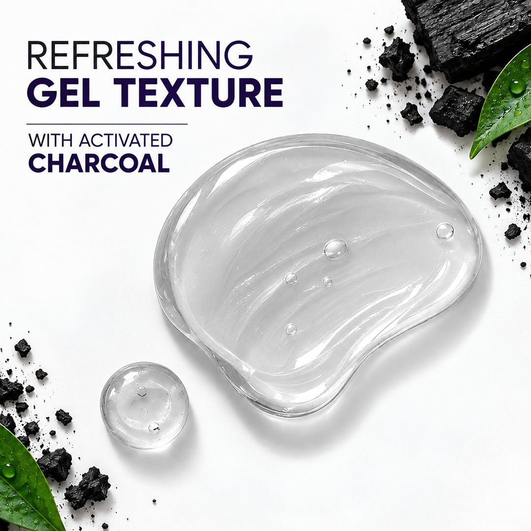 Brightening Face Wash for Men with Activated Charcoal - Wildflower Naturals