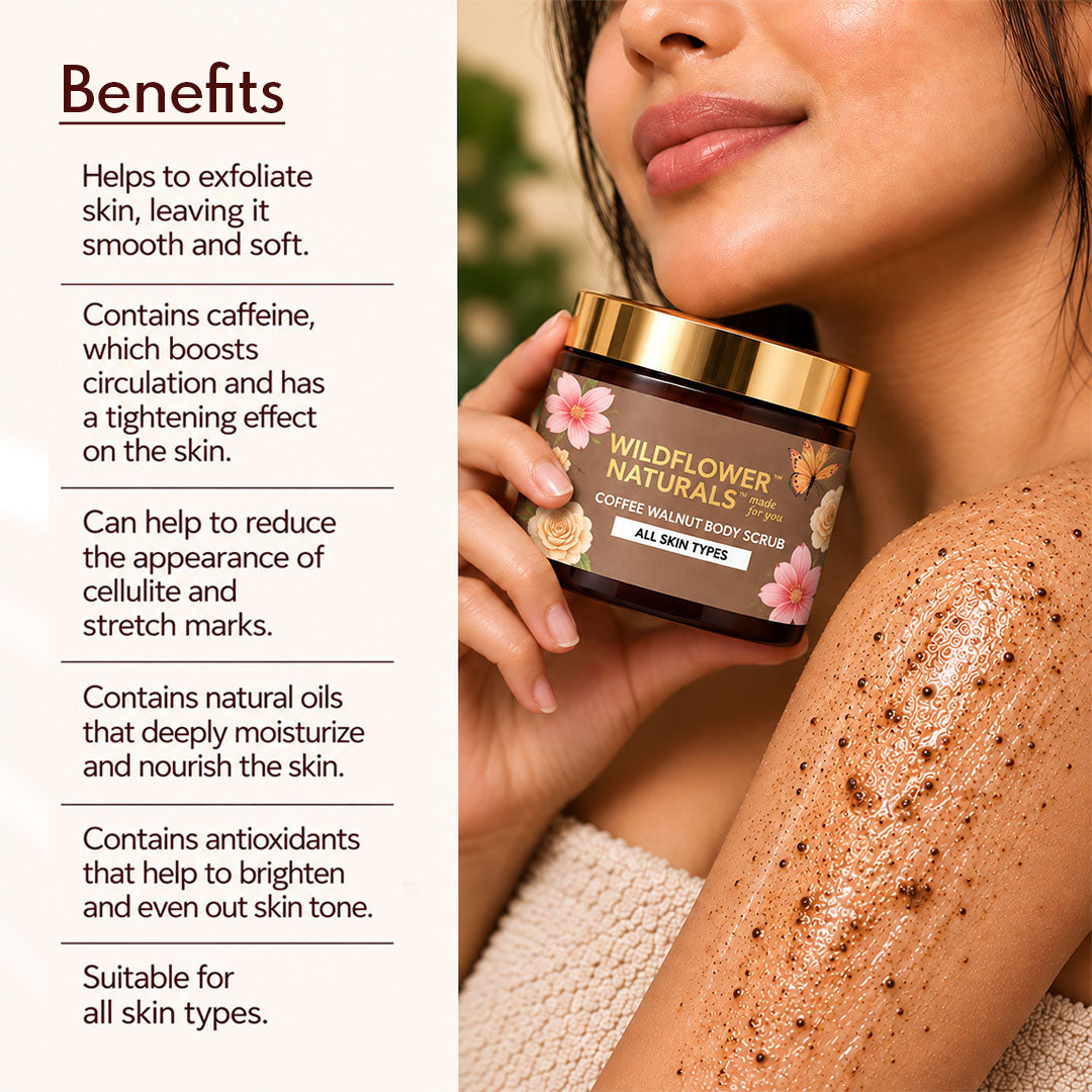 Coffee Walnut Body Scrub Normal to Oily Skin