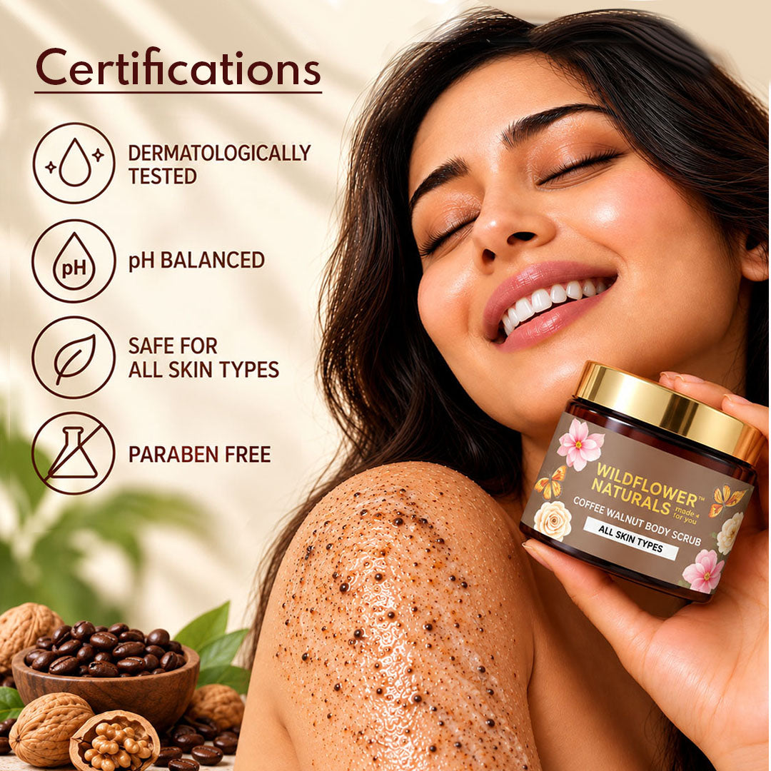 Coffee Walnut Body Scrub Normal to Oily Skin