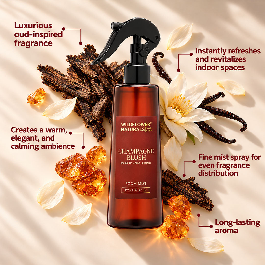 Champagne Blush Room Mist - Wildflower Naturals