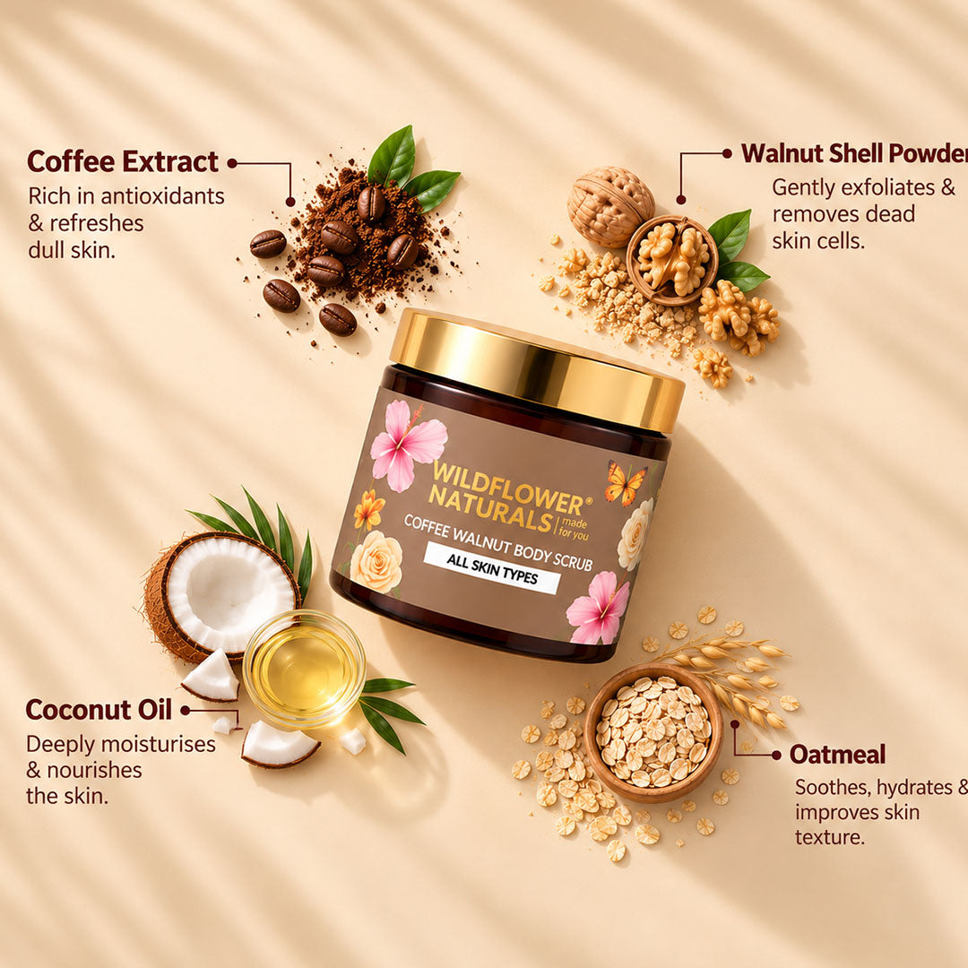 Coffee Walnut Body Scrub Normal to Oily Skin