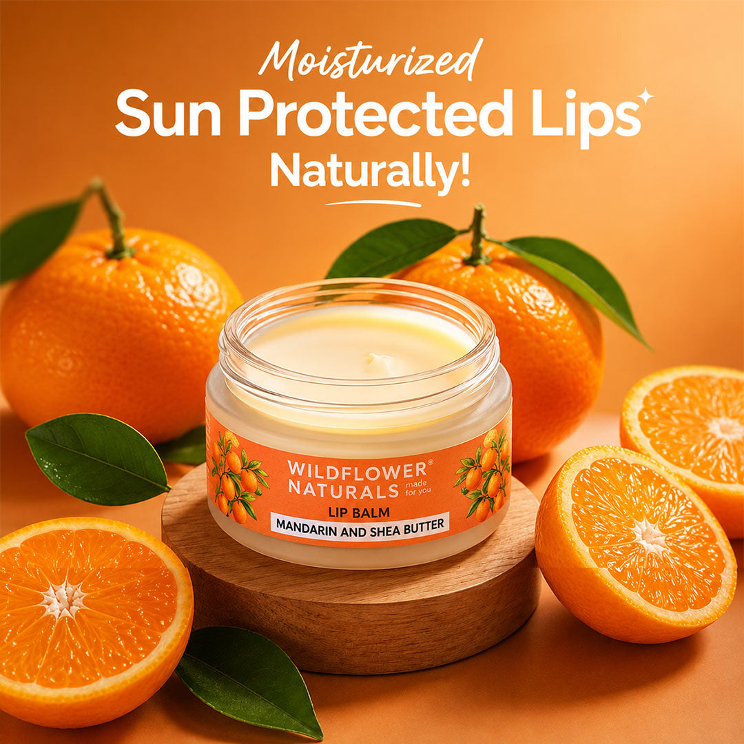 Lip Balm Mandarin and Shea Butter - Wildflower Naturals