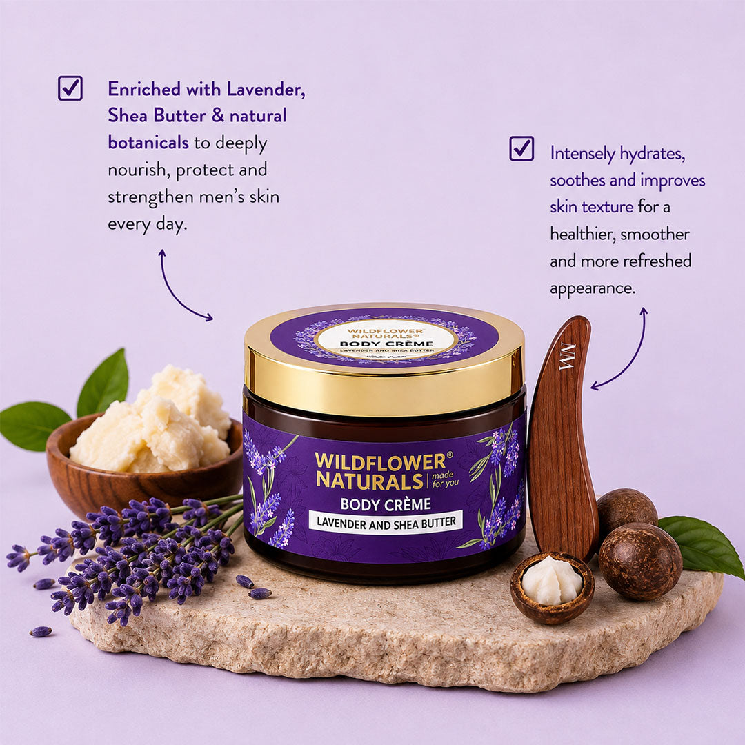 Body Cream with Lavender and Shea Butter - Wildflower Naturals
