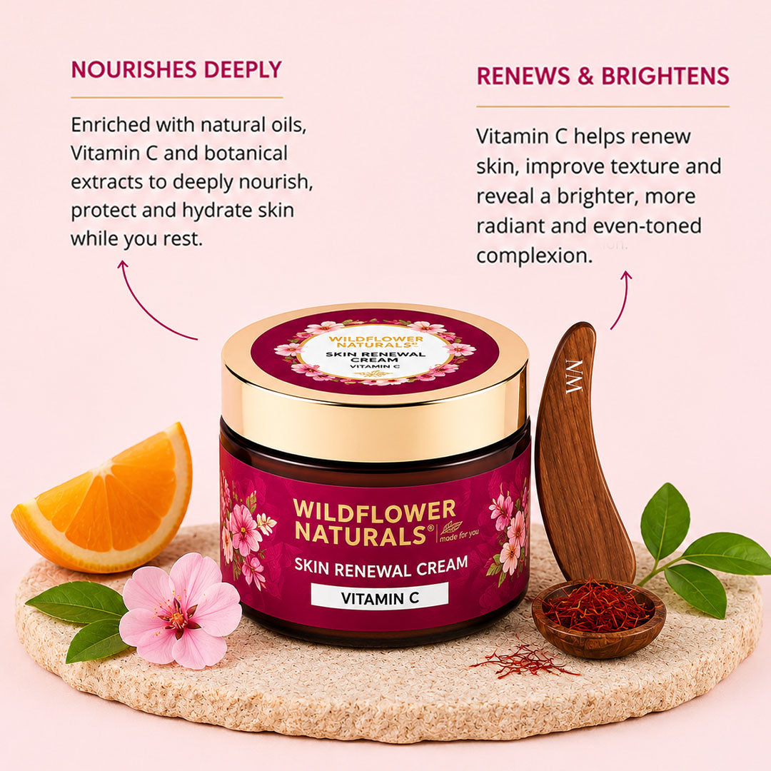 Skin Renewal Cream with Vitamin C - Wildflower Naturals