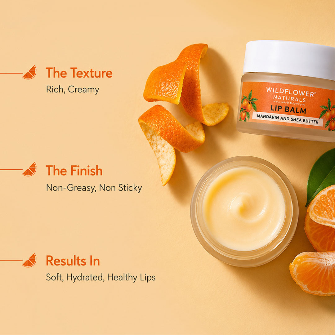 Lip Balm Mandarin and Shea Butter - Wildflower Naturals